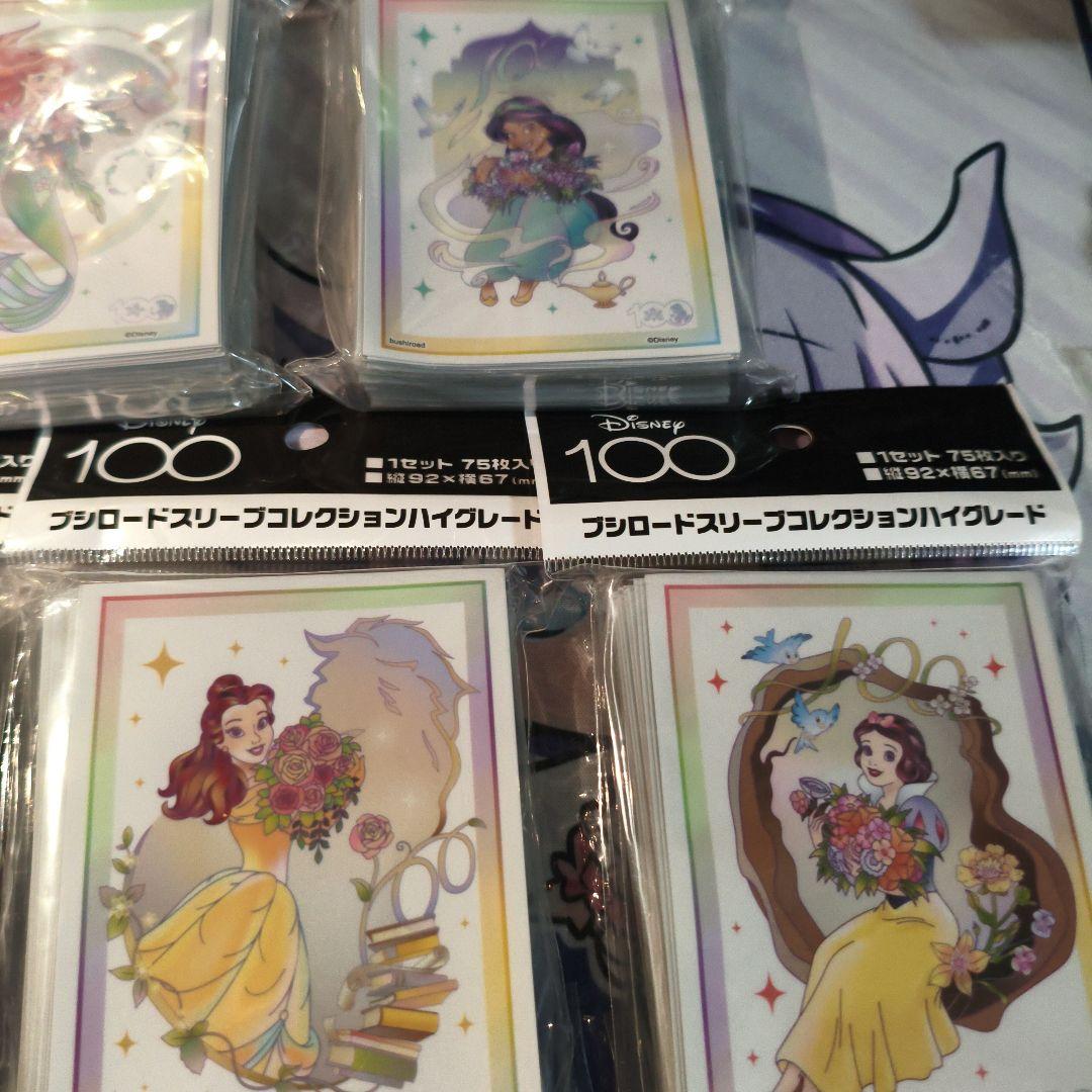 Disney 100 プリンセス5種 カードスリーブ