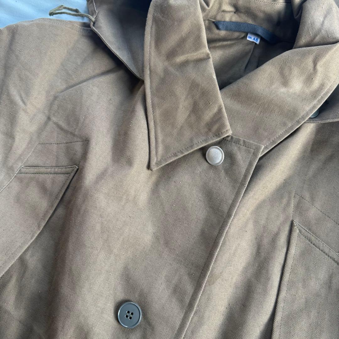 【希少】旧東ドイツ軍実品 ミリタリーレインポンチョ フリーサイズ ヴィンテージ