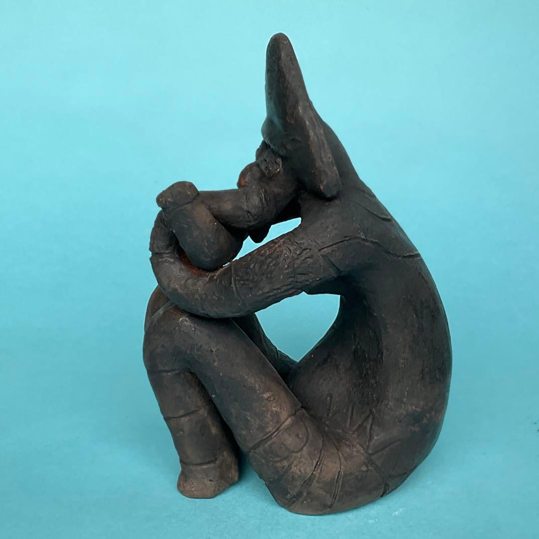 福島　しゃがむ土偶