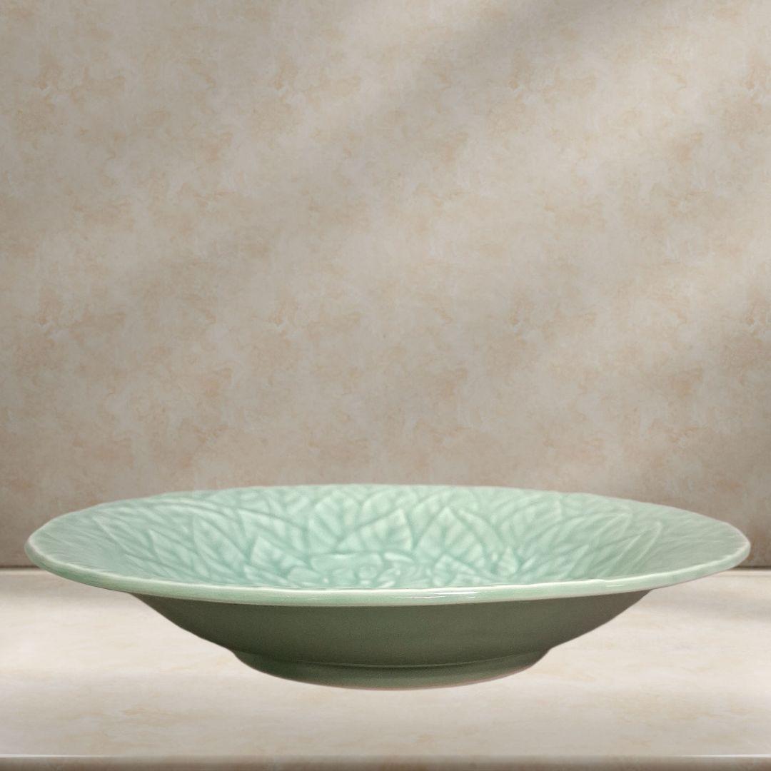 有田焼　利久窯　飾り皿　大皿　置物　深皿　盛皿　インテリア　床の間　骨董　陶器