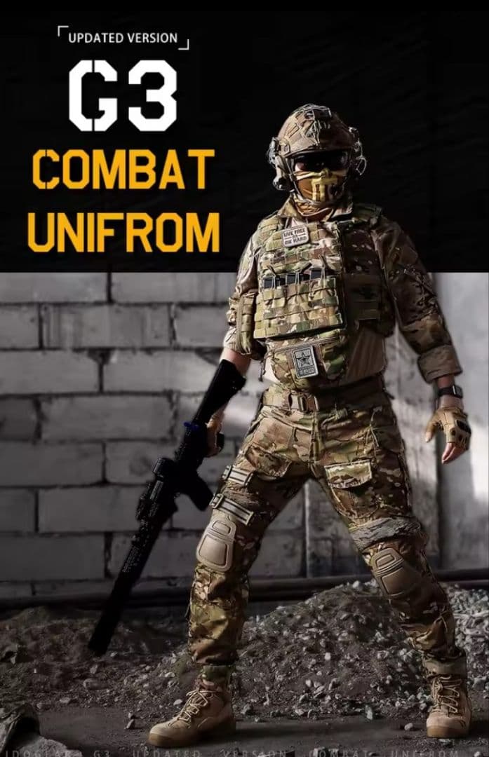 IDOGEAR マルチカム サバゲ コンバット 上下セット Sサイズ gen3