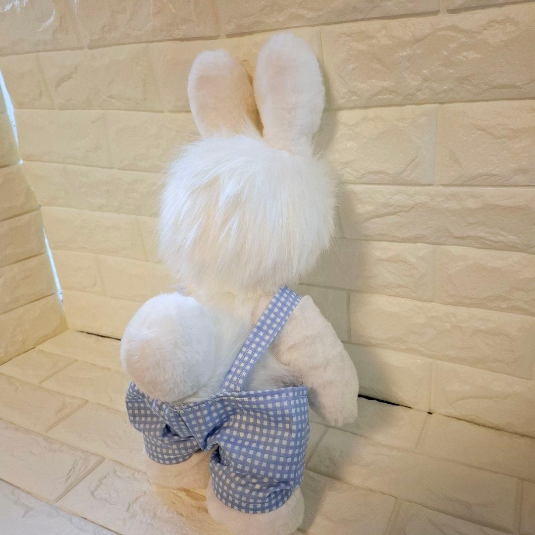 キャンペーン、ぬいぐるみ、うさぎ、ハンドメイド、オリジナル、サロペット、特大