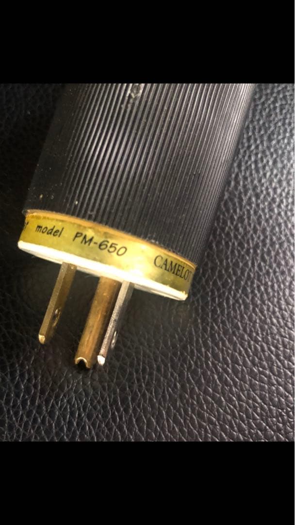 【伝説電線】CAMELOT 社 PM-650 power cable 1.5m❻