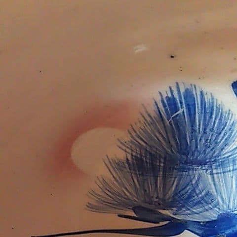 ６１４蔵出し　骨董どっしり重い縁取りありなかなか手に入らない器大海原に松