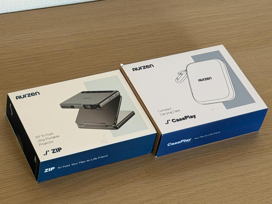 Aurzen Zip グレー＋専用収納ケースセット