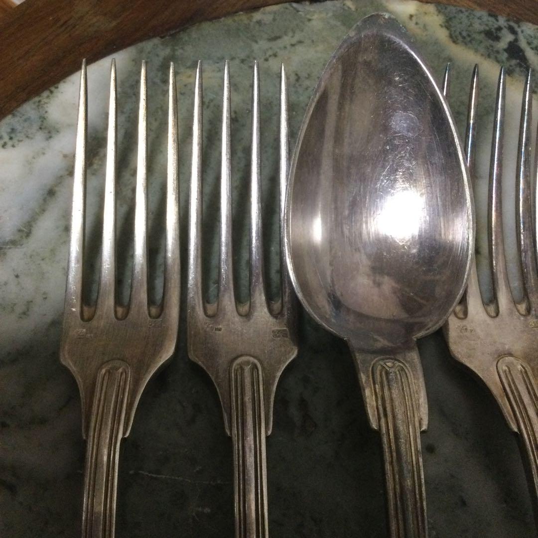 フランスの銀食器の老舗ERCUISのフォークスプーン