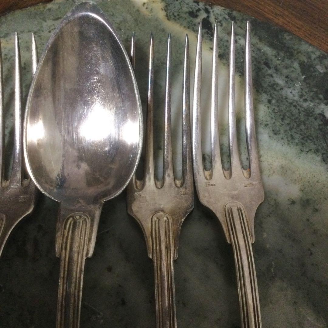 フランスの銀食器の老舗ERCUISのフォークスプーン