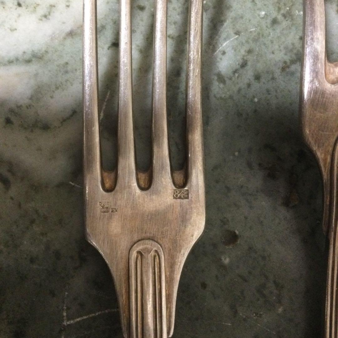 フランスの銀食器の老舗ERCUISのフォークスプーン