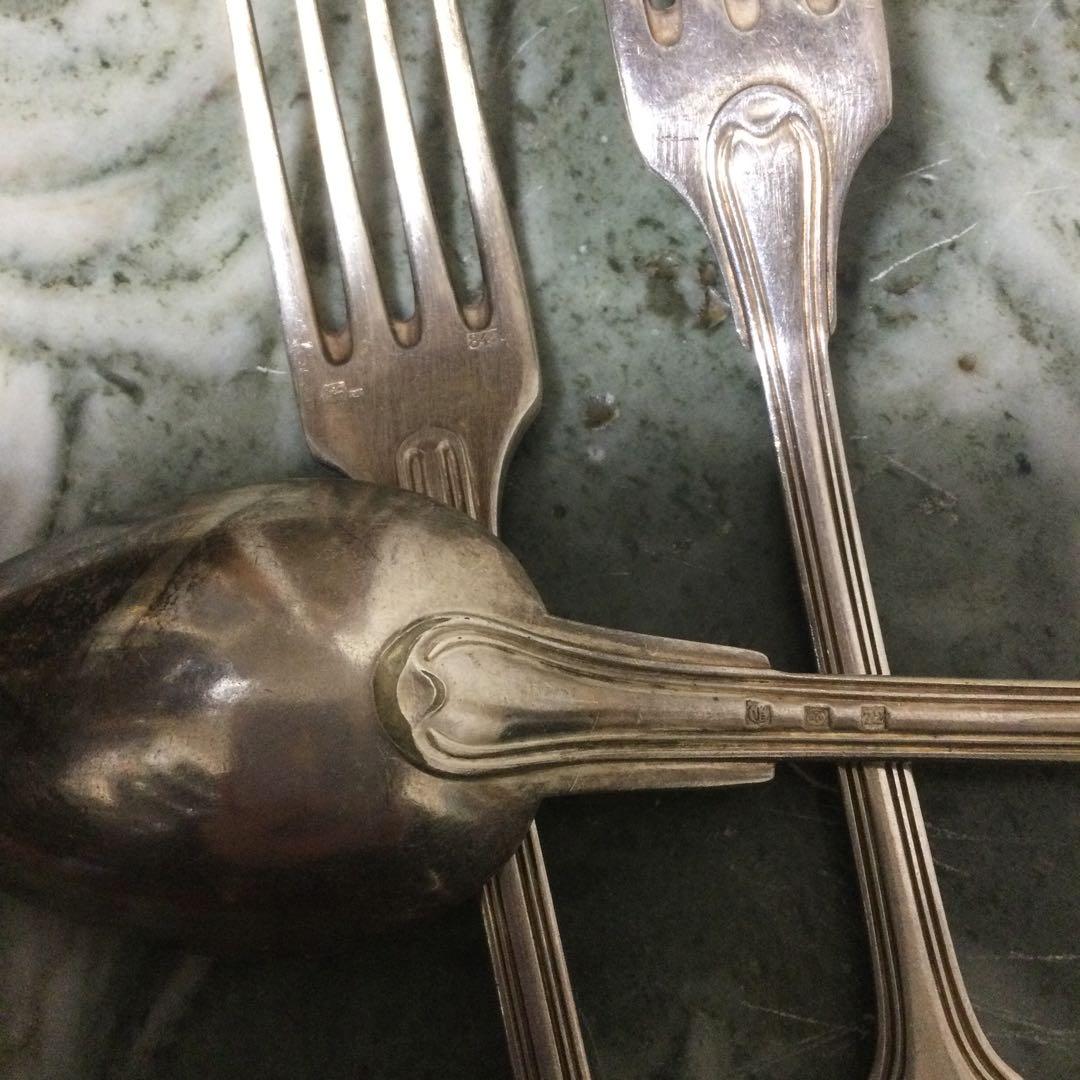 フランスの銀食器の老舗ERCUISのフォークスプーン