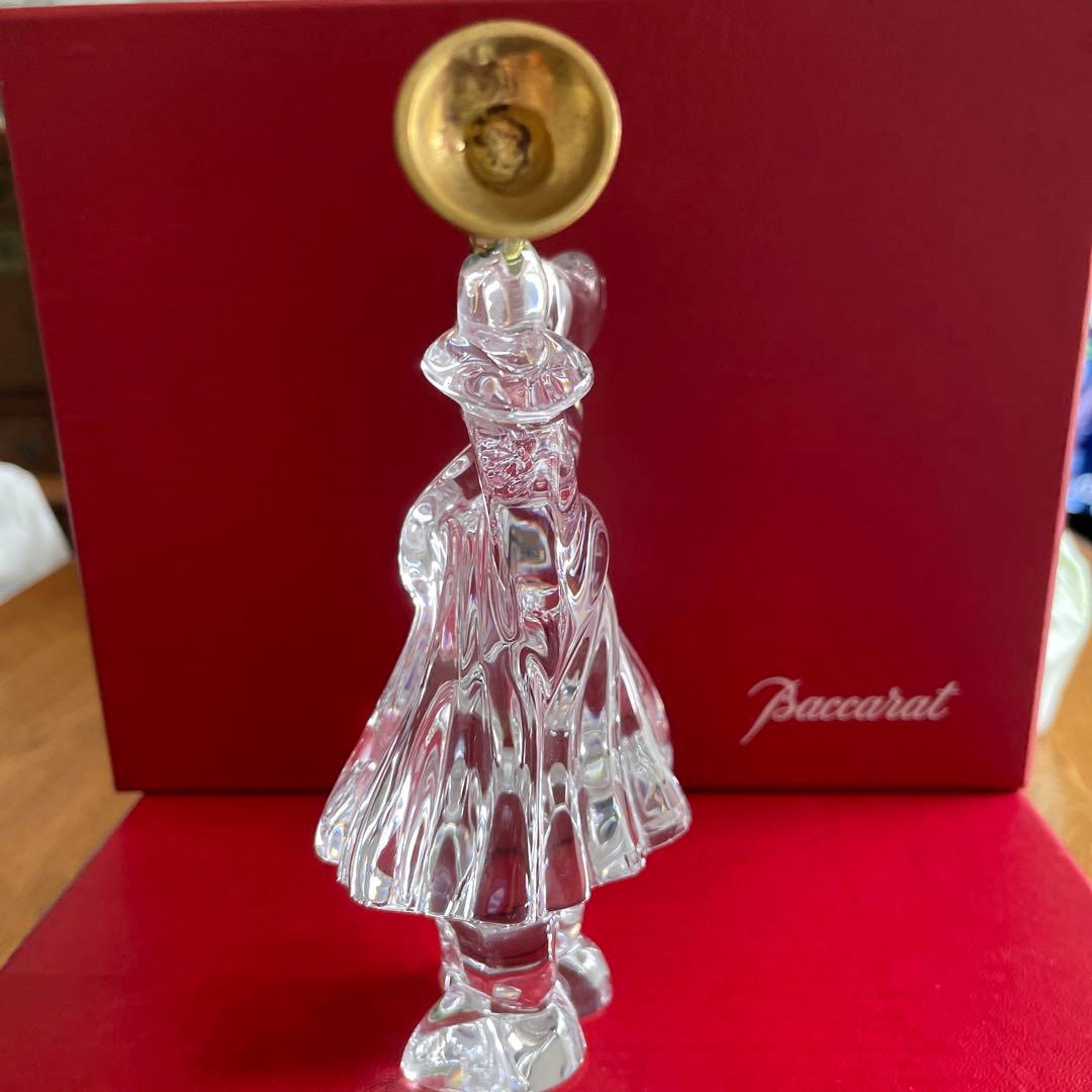 バカラbaccarat ガラス置物　ラッパを吹くピエロ