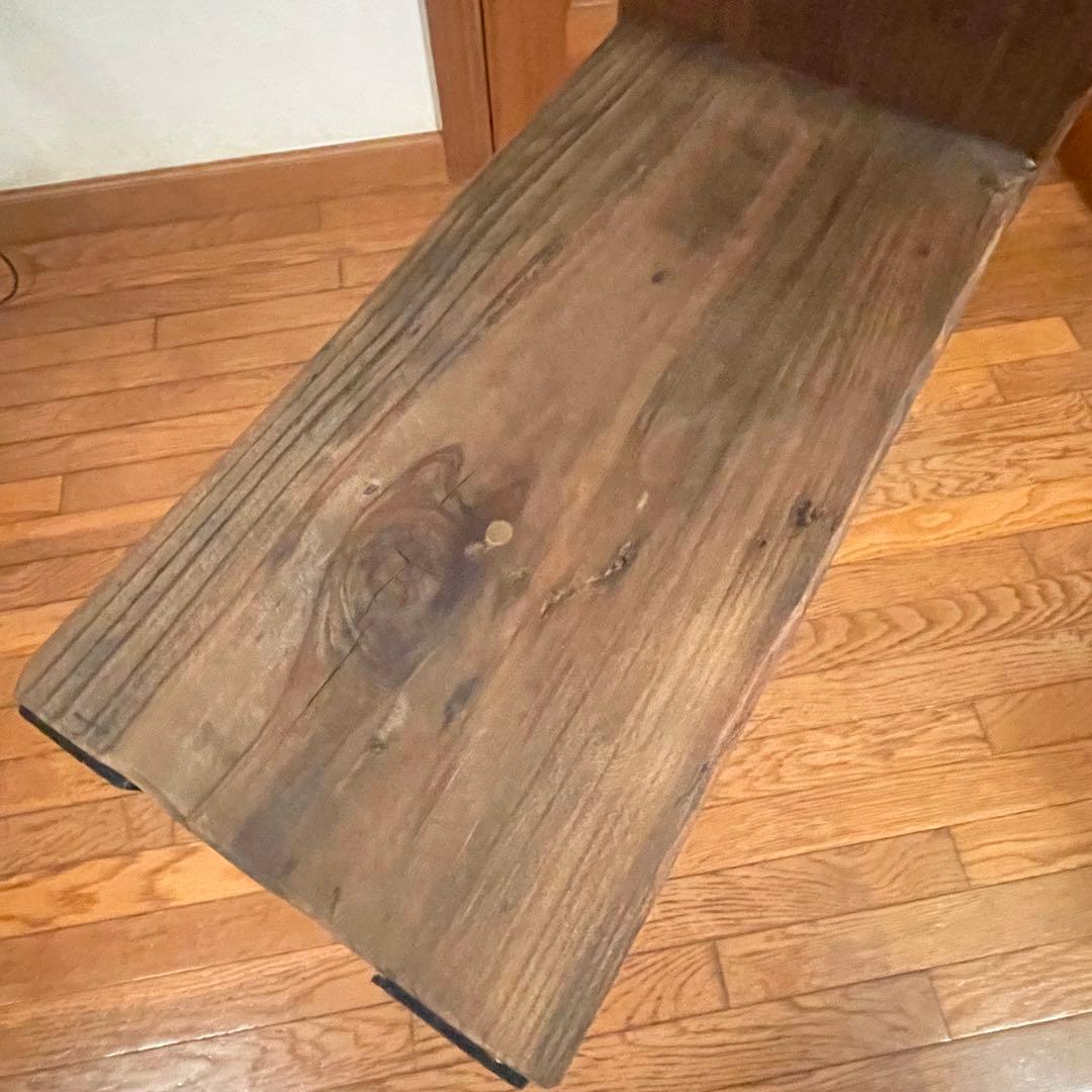 アンティーク調(^^)古材 ロングベンチ 80cm