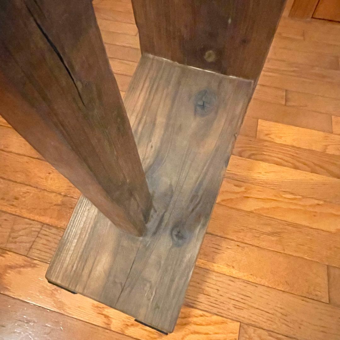 アンティーク調(^^)古材 ロングベンチ 80cm