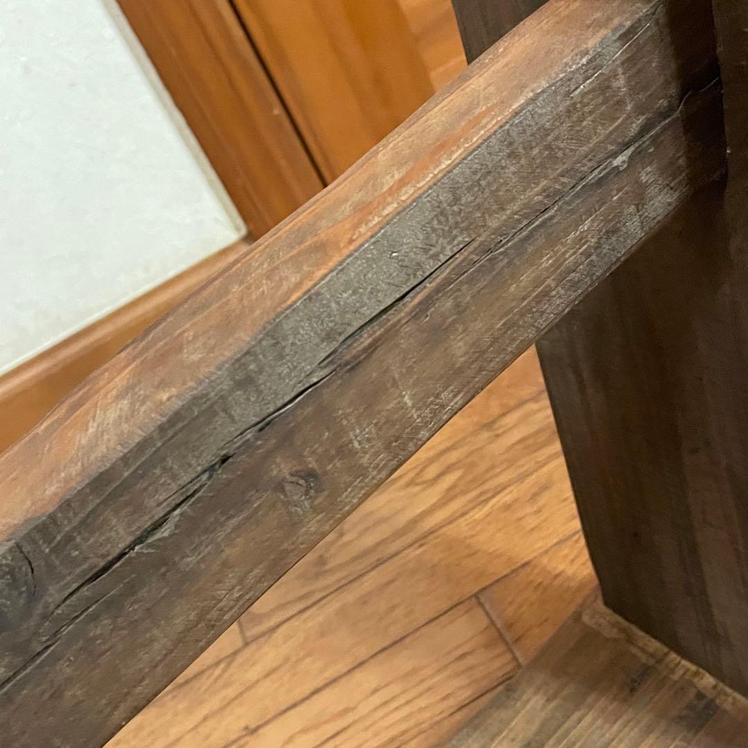 アンティーク調(^^)古材 ロングベンチ 80cm