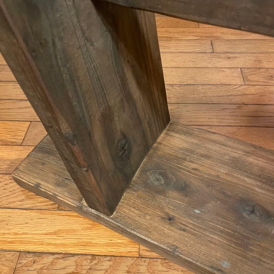 アンティーク調(^^)古材 ロングベンチ 80cm