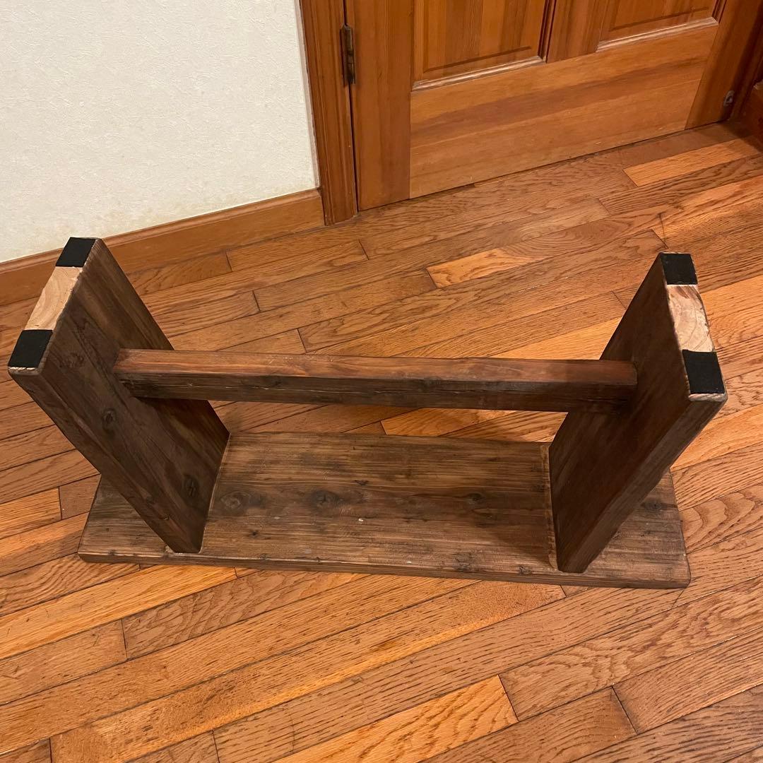 アンティーク調(^^)古材 ロングベンチ 80cm