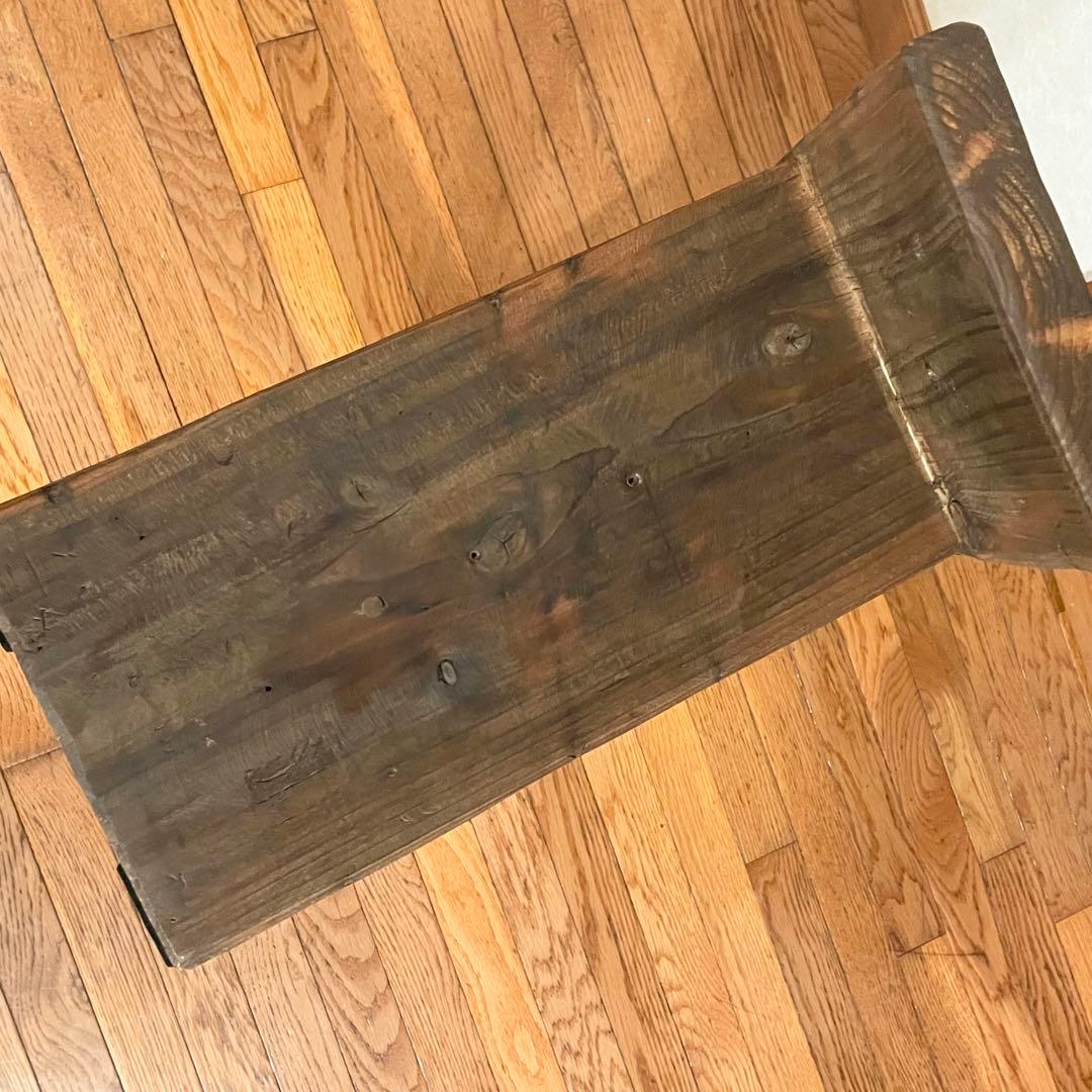 アンティーク調(^^)古材 ロングベンチ 80cm