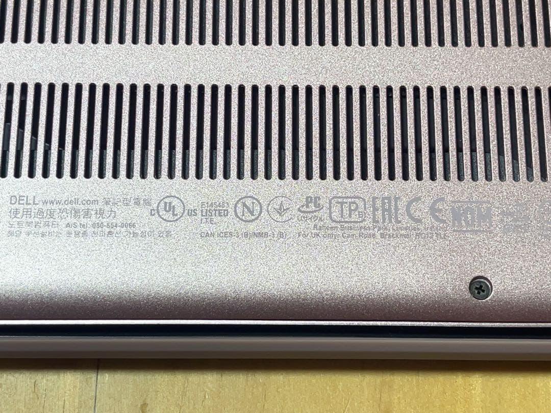 【美品】Dell ノートパソコン シャンパンピンク