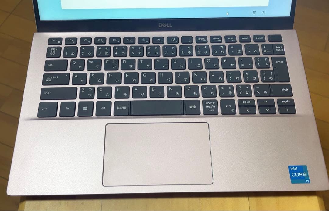 【美品】Dell ノートパソコン シャンパンピンク