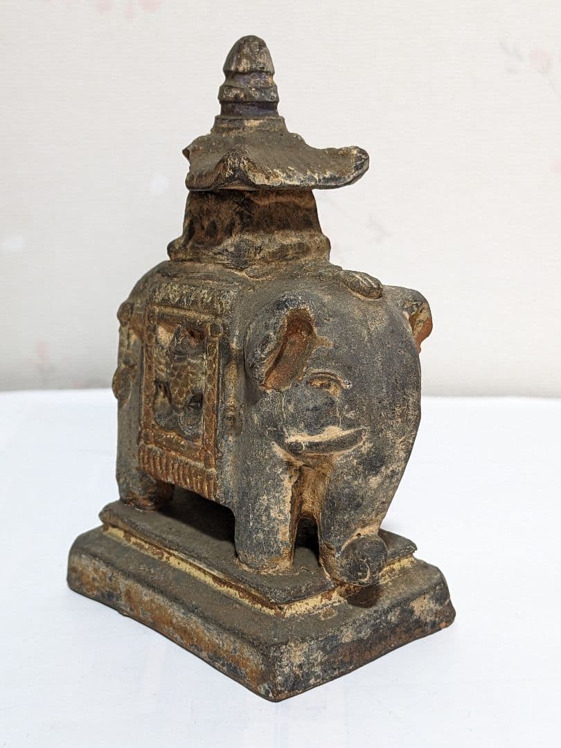 ♦琉球焼 象 副葬品発掘品 琉球王国 幕末〜明治時代 珍物珍品 古美術品骨董品