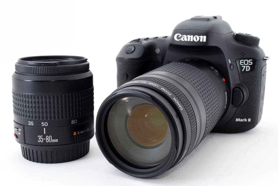 CANON EOS 7D MarkⅡ 標準&望遠ダブルレンズセット