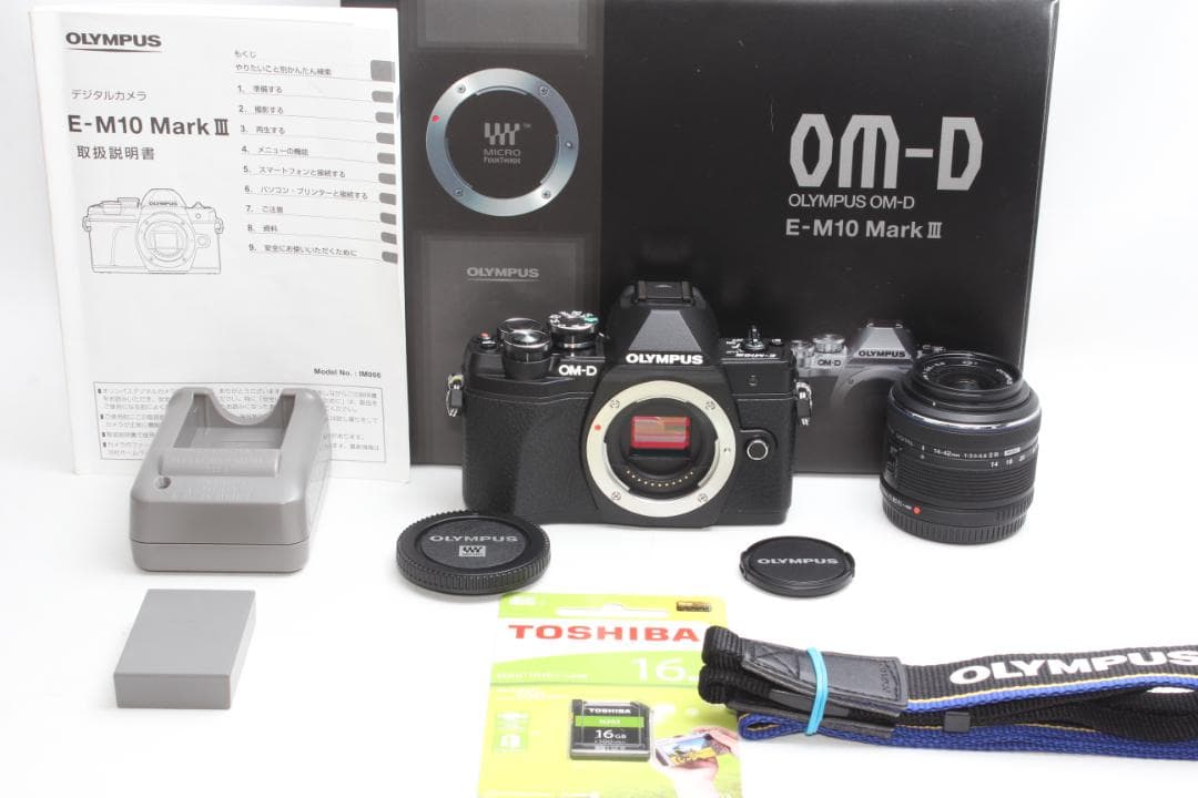❤️高精細プレミアム一眼❤️OLYMPUS E-M10 Mark Ⅲ ブラック