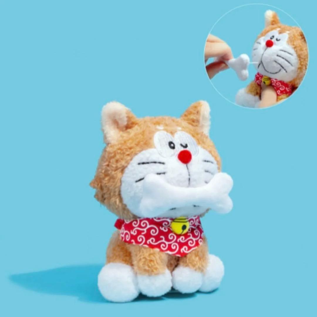 ドラえもん 柴犬 100%ドラえもん＆フレンズ展 キーチェーン マスコット 限定