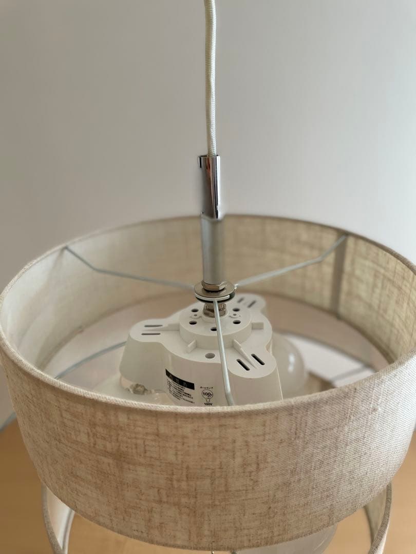 【美品！】北欧ペンダントライト ① 照明 自然素材 ナチュラル