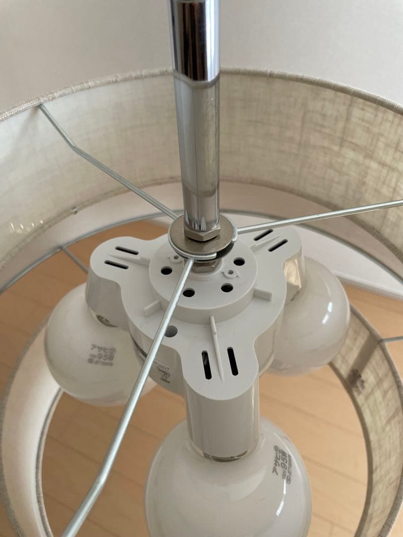 【美品！】北欧ペンダントライト ① 照明 自然素材 ナチュラル