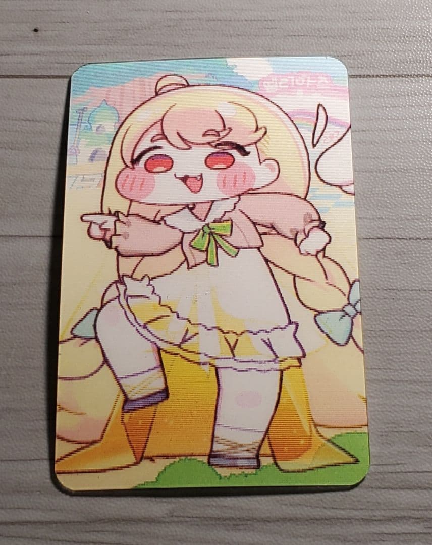 エルフィン レンチキュラーカード トリッカル・もちもちほっペ大作戦