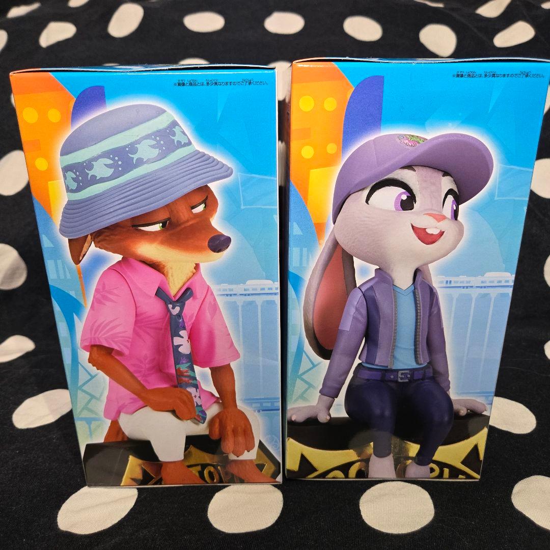 【ズートピア モニタートップフィギュア ニック・ワイルド ジュディ・ホップス】