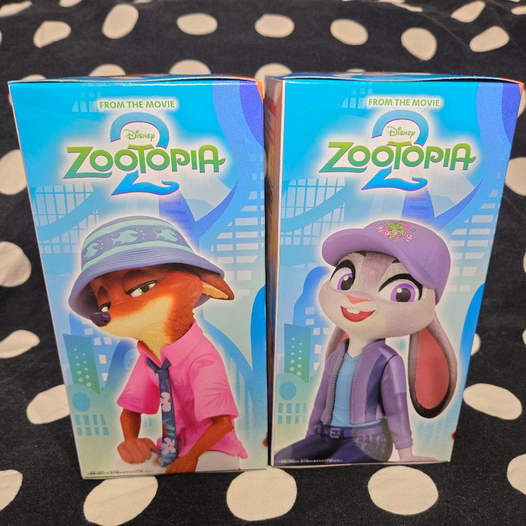 【ズートピア モニタートップフィギュア ニック・ワイルド ジュディ・ホップス】