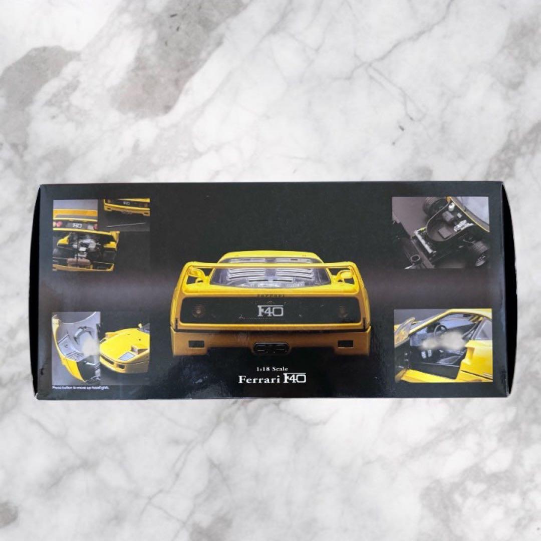 京商 1/18 Ferrari F40 イエロー