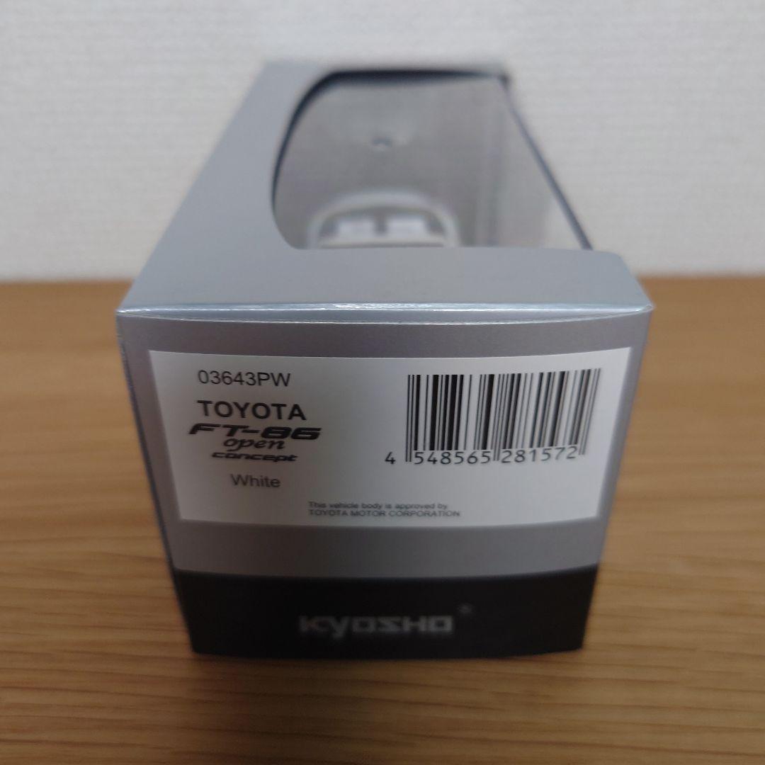 【稀少】Kyosho TOYOTA FT-86 open concept 白