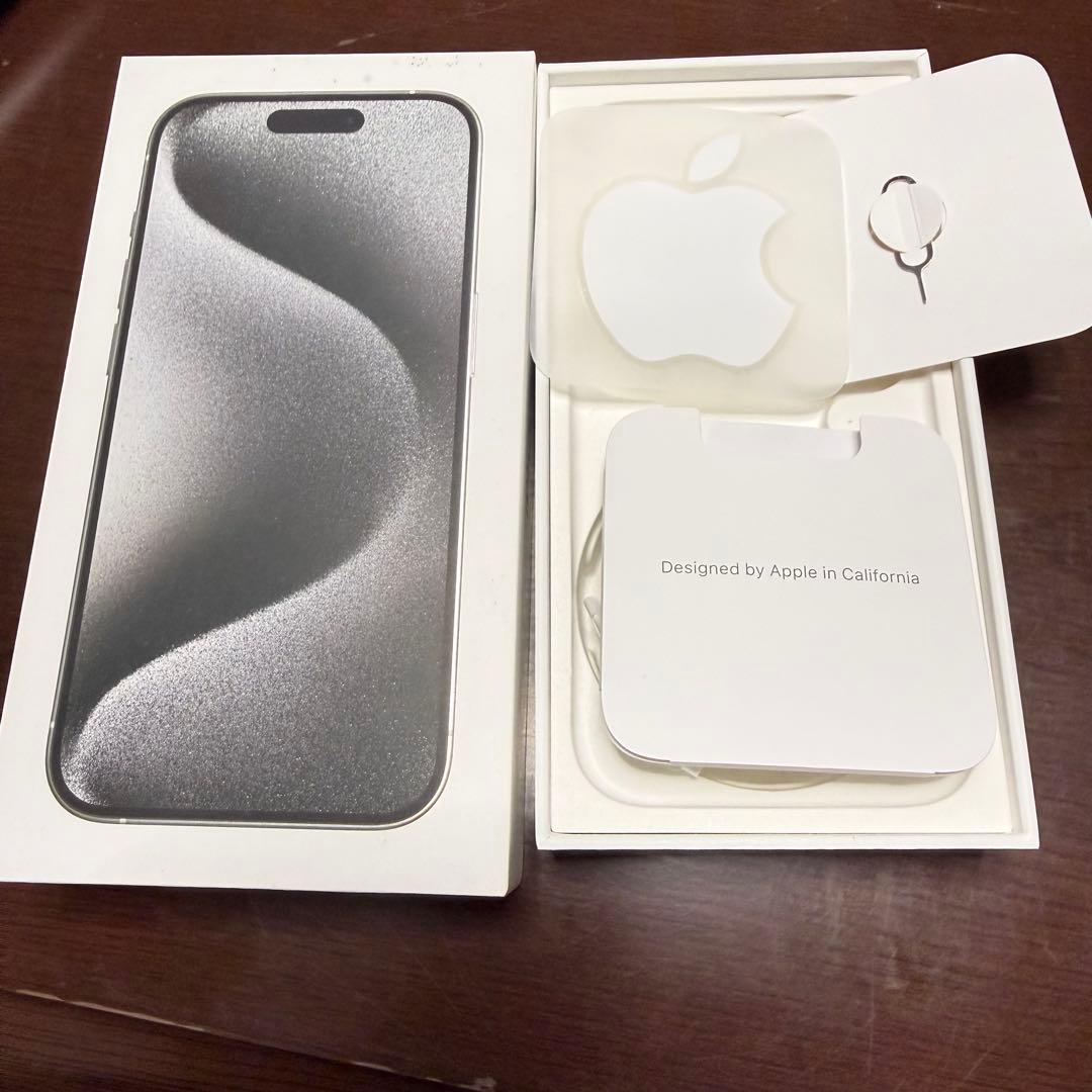 iPhone 15 Pro 265Gホワイト本体 ジャンク