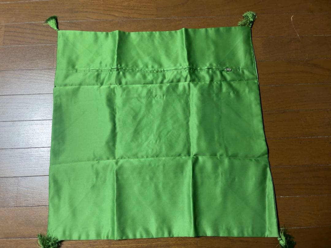 鶴刺繍　座布団カバー3枚セット