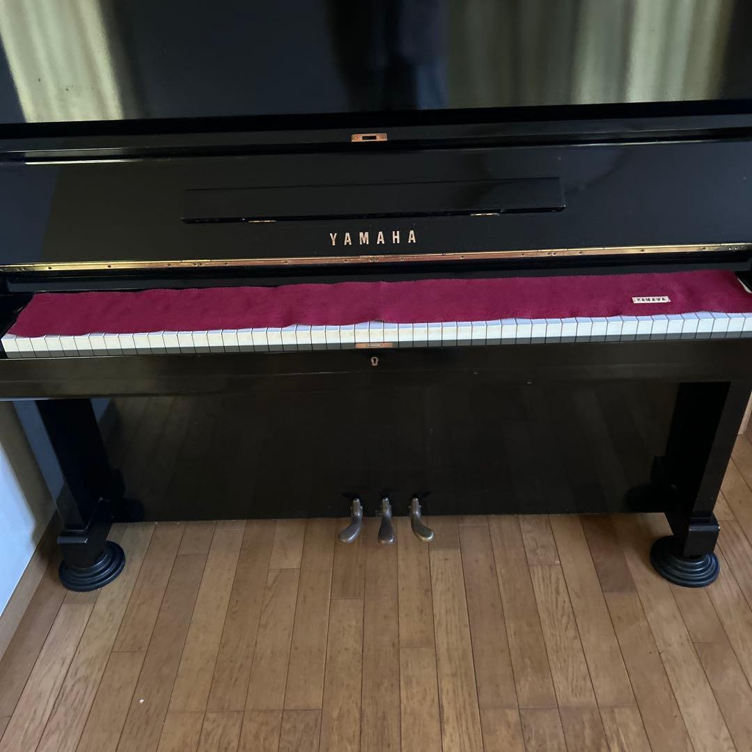 C*e様 ヤマハアップライトピアノ3ペダルU2 C 椅子＆手作りカバー付き