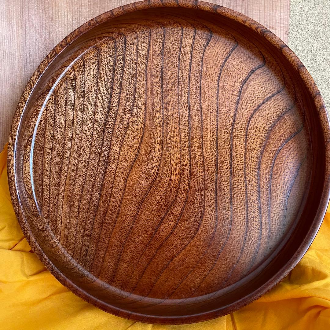 山中漆器　丸盆