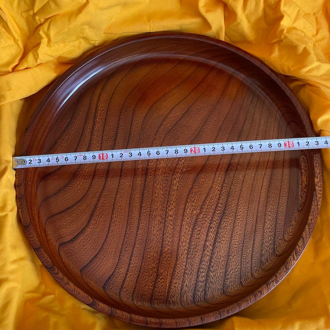 山中漆器　丸盆