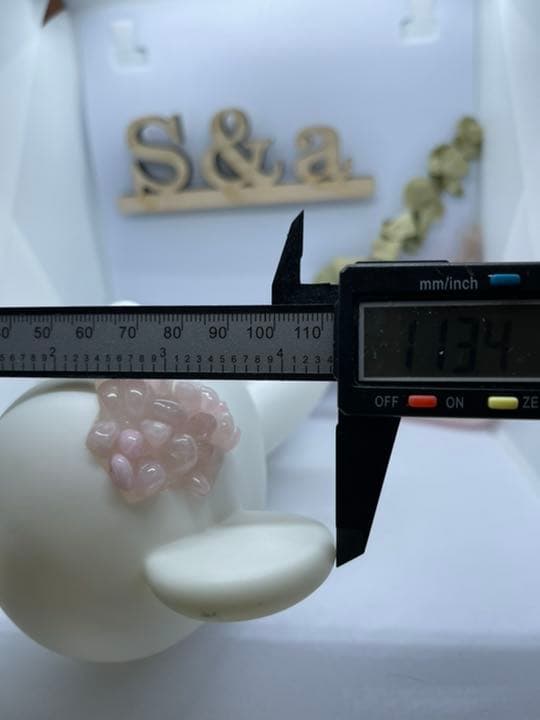 【383】くまライト♡ローズクォーツ