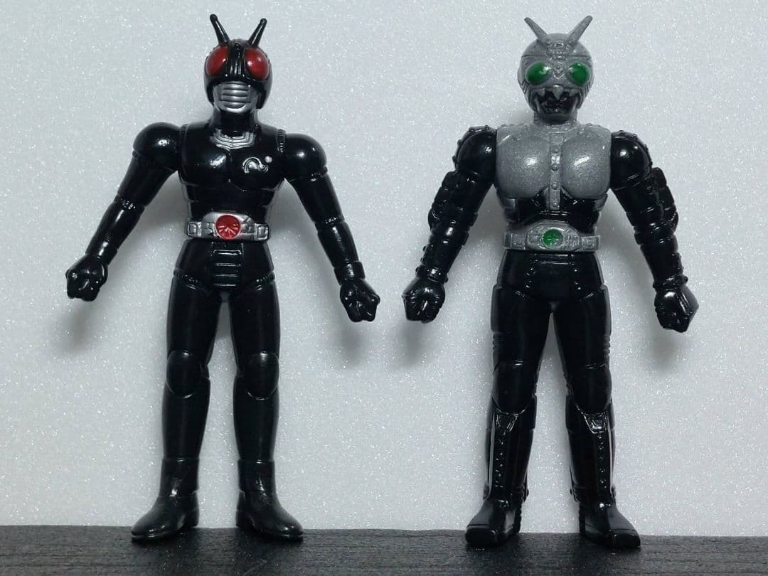 仮面ライダー ソフビ フィギュア バンダイ 6体セット 1988