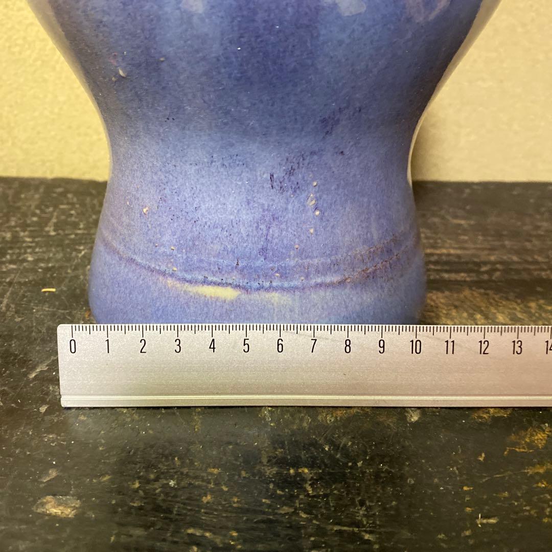 中国古玩鈞窯龍図花瓶