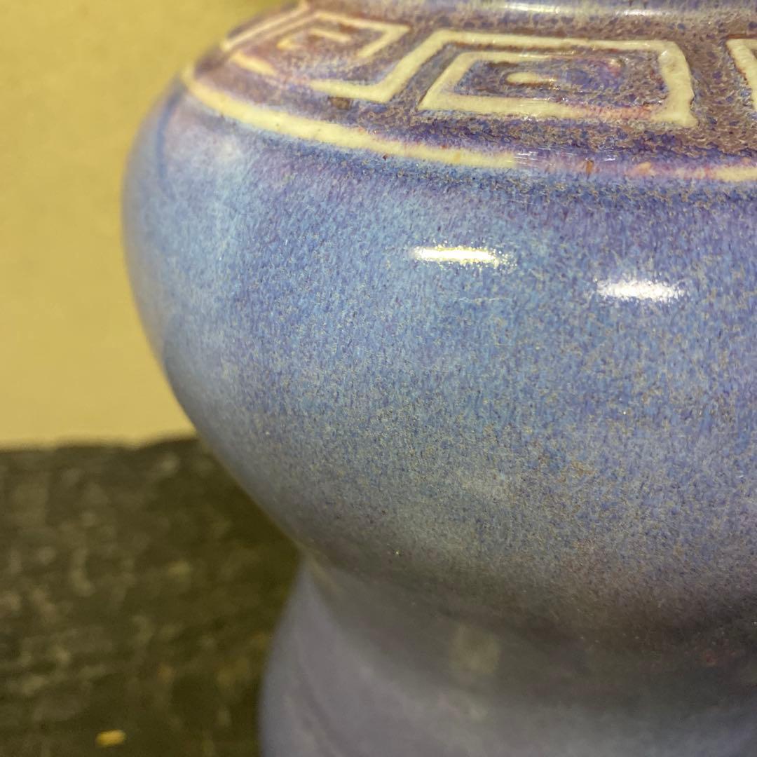 中国古玩鈞窯龍図花瓶