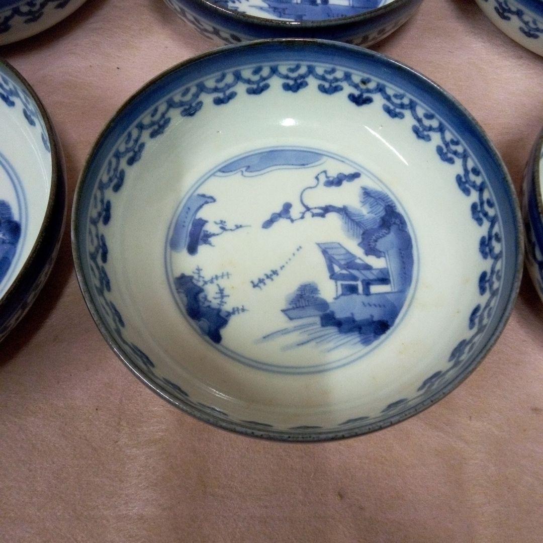 古伊万里　染付　古美術　古道具　骨董品　江戸中期