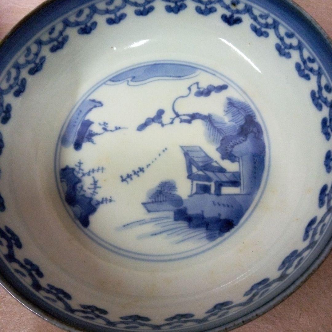 古伊万里　染付　古美術　古道具　骨董品　江戸中期