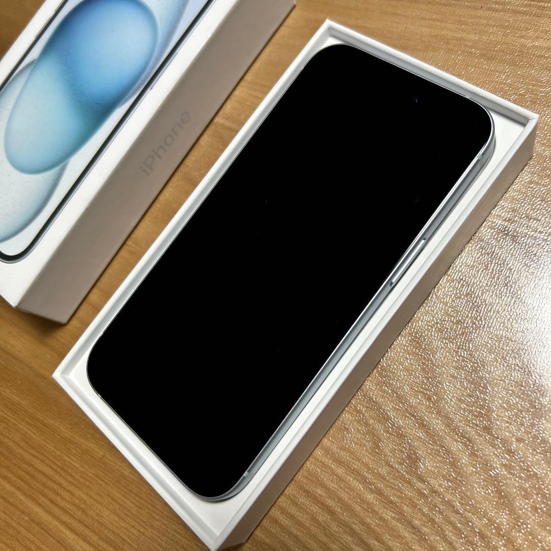 【デモ機/SIMフリー】iPhone15 128GBブルー