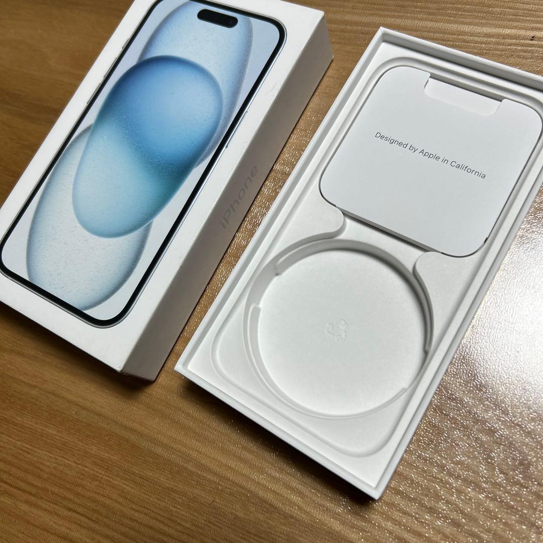 【デモ機/SIMフリー】iPhone15 128GBブルー