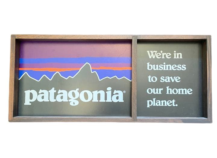 レア Patagonia パタゴニア インテリア 什器 サイン 置物