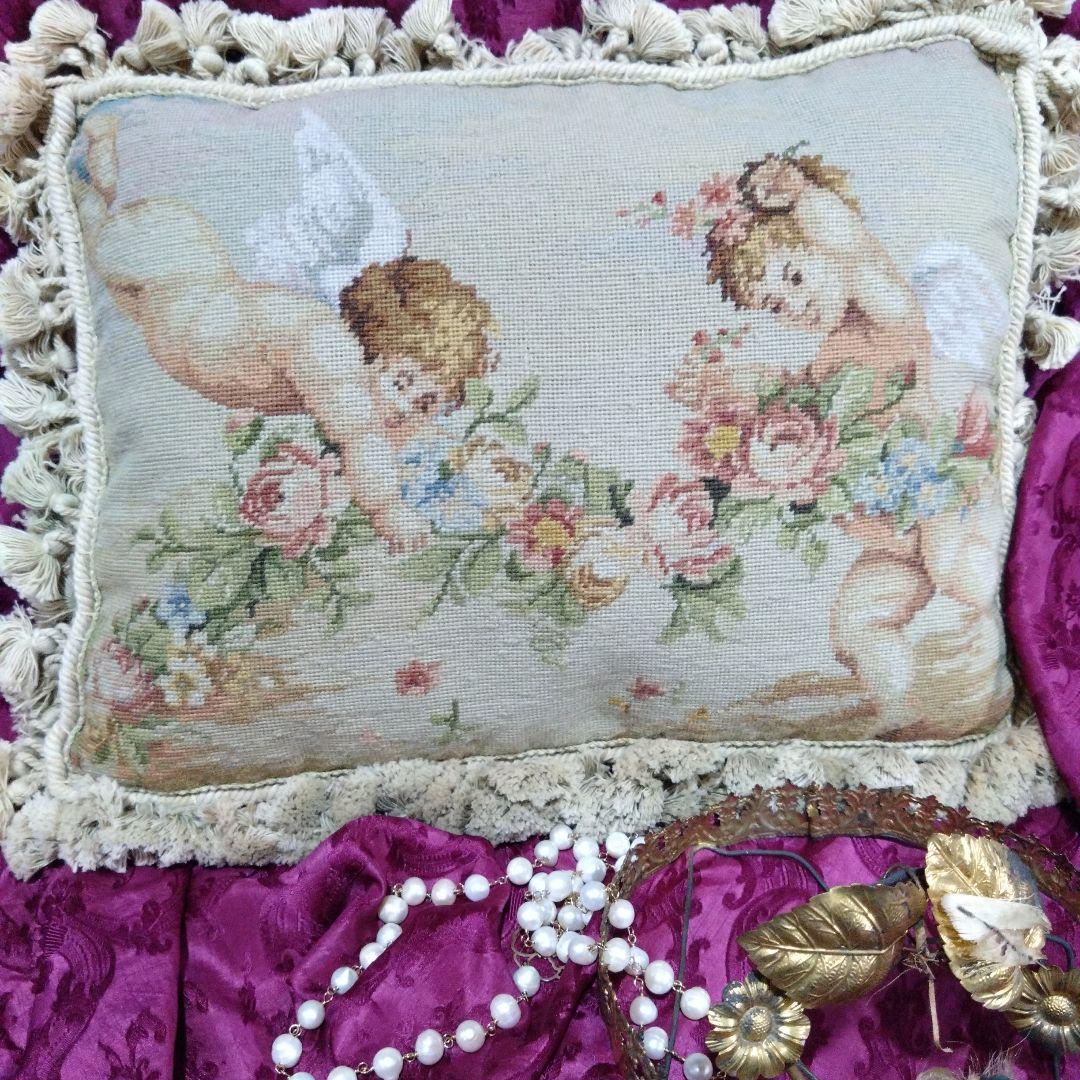 ‼️SALE‼️エンジェル刺繍（40✖30cm） 12000円→6500円