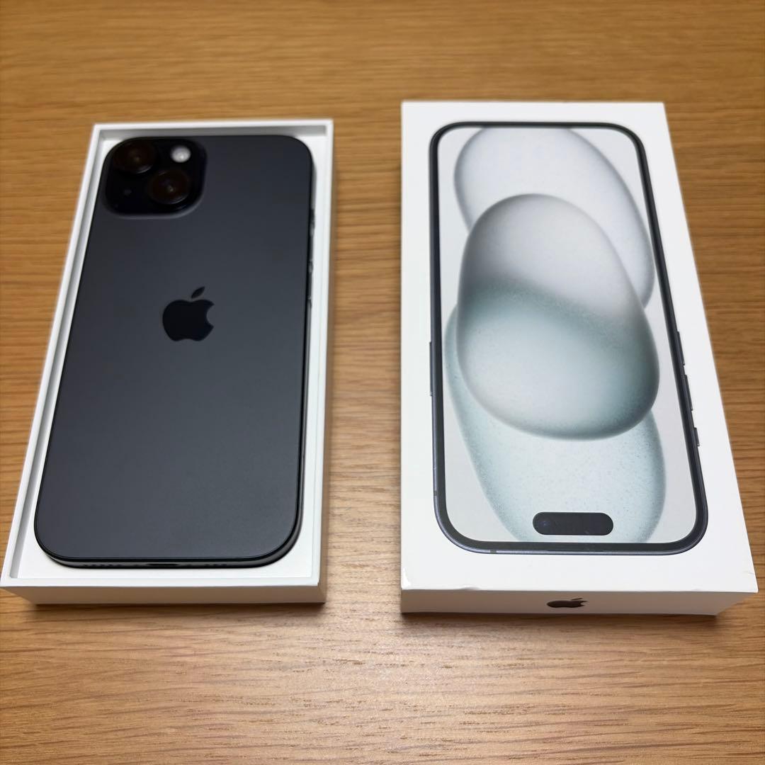 超美品 iPhone 15 128GB ブラック