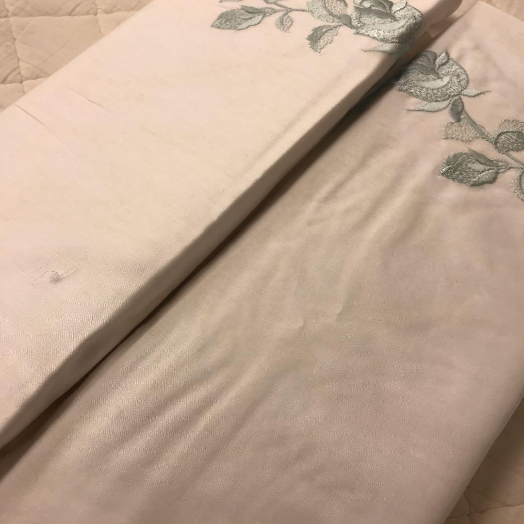 京都西川　敷布団カバー　エジプト綿100% シングル　105×210